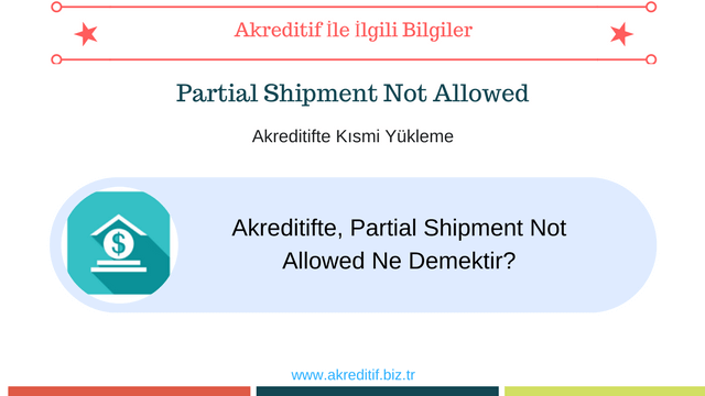 Partial Shipment Not Allowed Ne Demektir?