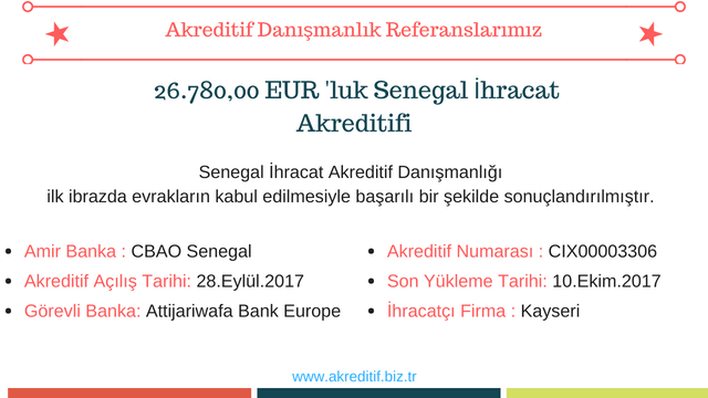 senegal akreditif danışmanlık