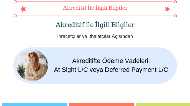 At Sight L/C veya Deferred Payment L/C