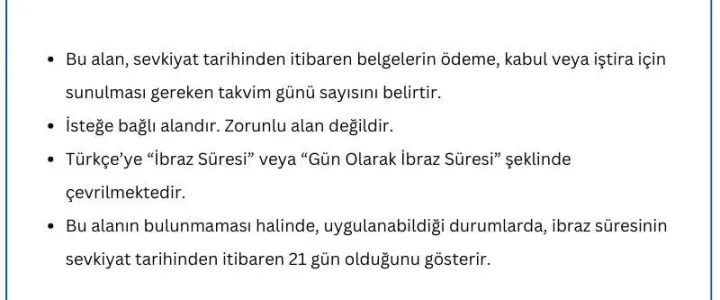 MT 700 Swift Mesajı – Field 48: Period for Presentation in Days Nedir?