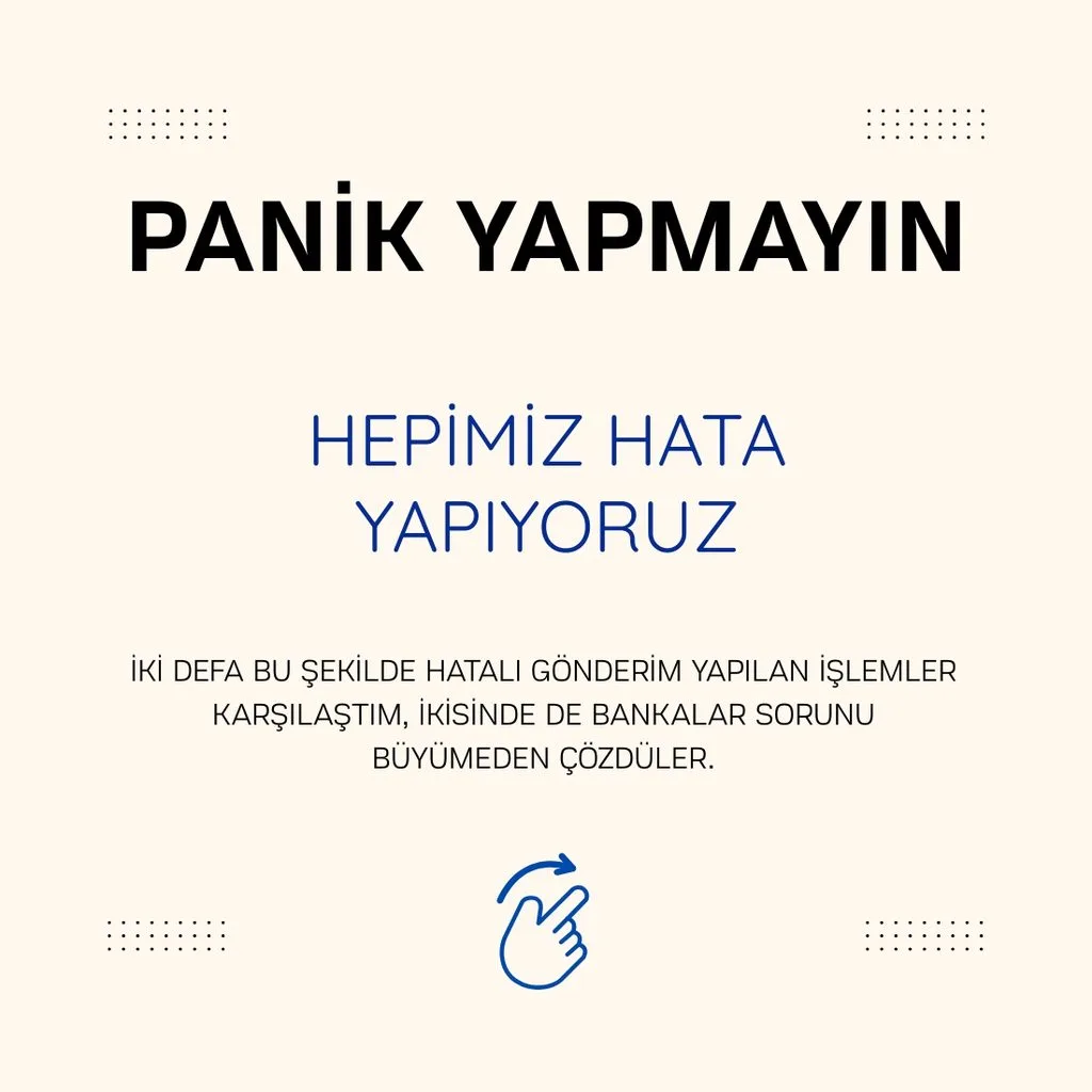 BANKA AKREDİTİF BELGELERİNİ YANLIŞ ÜLKEYE GÖNDERİRSE PANİK YAPMAYIN